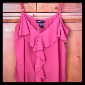 Red/Pinkish Large Cami Like New